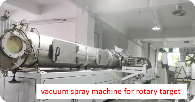 Vacuum Spray Machine For Rotary Target
